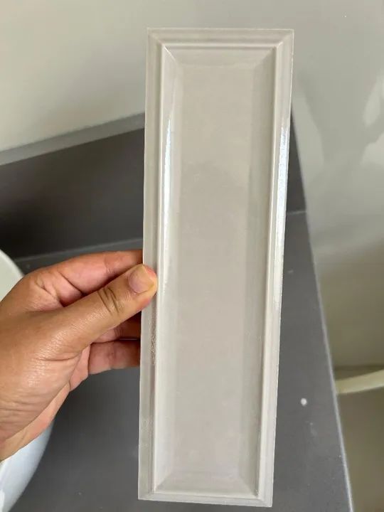 REVESTIMENTO (BLOQUINHO) 7x24 CINZA  - Foto 2