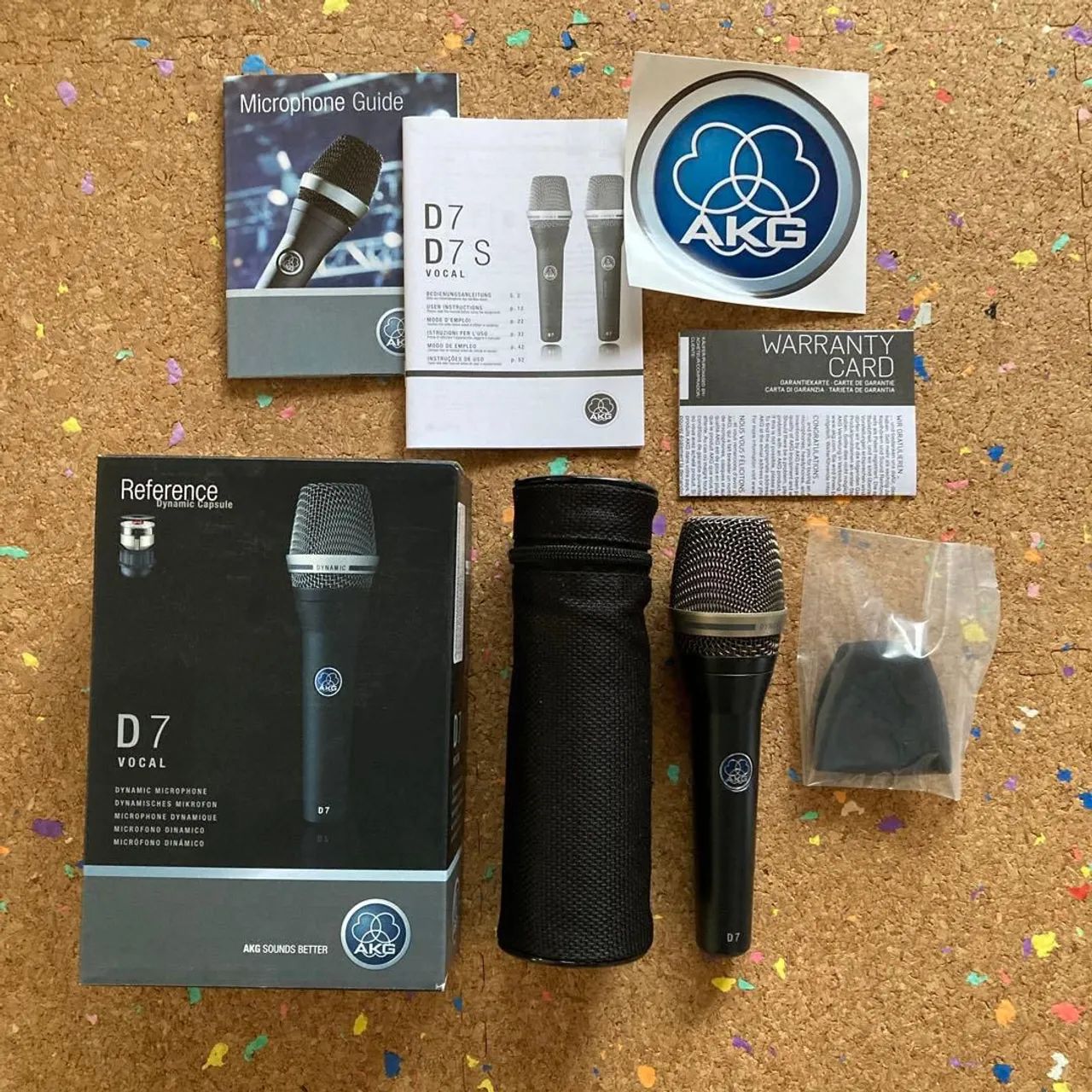 Microfone Profissional Dinâmico AKG D7 - Instrumentos musicais