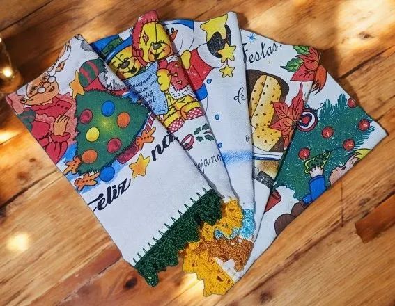 Pano de prato de natal - Foto 3