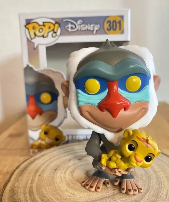 Funko Pop Disney Rafiki With Simba 301