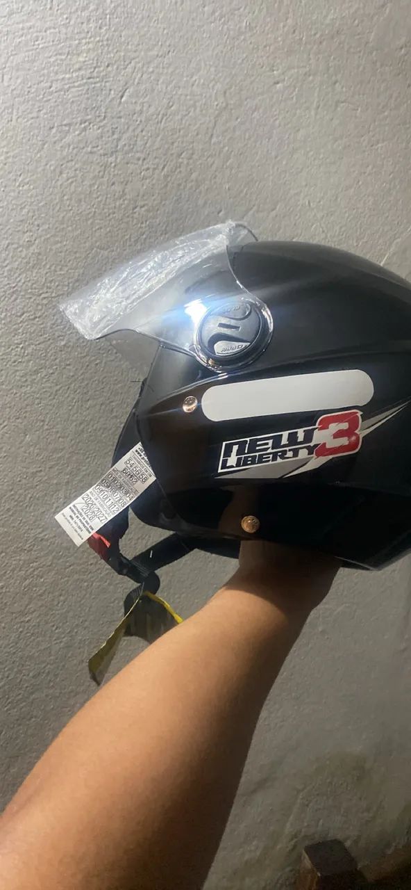 Kit capacete + suporte celular - Foto 2
