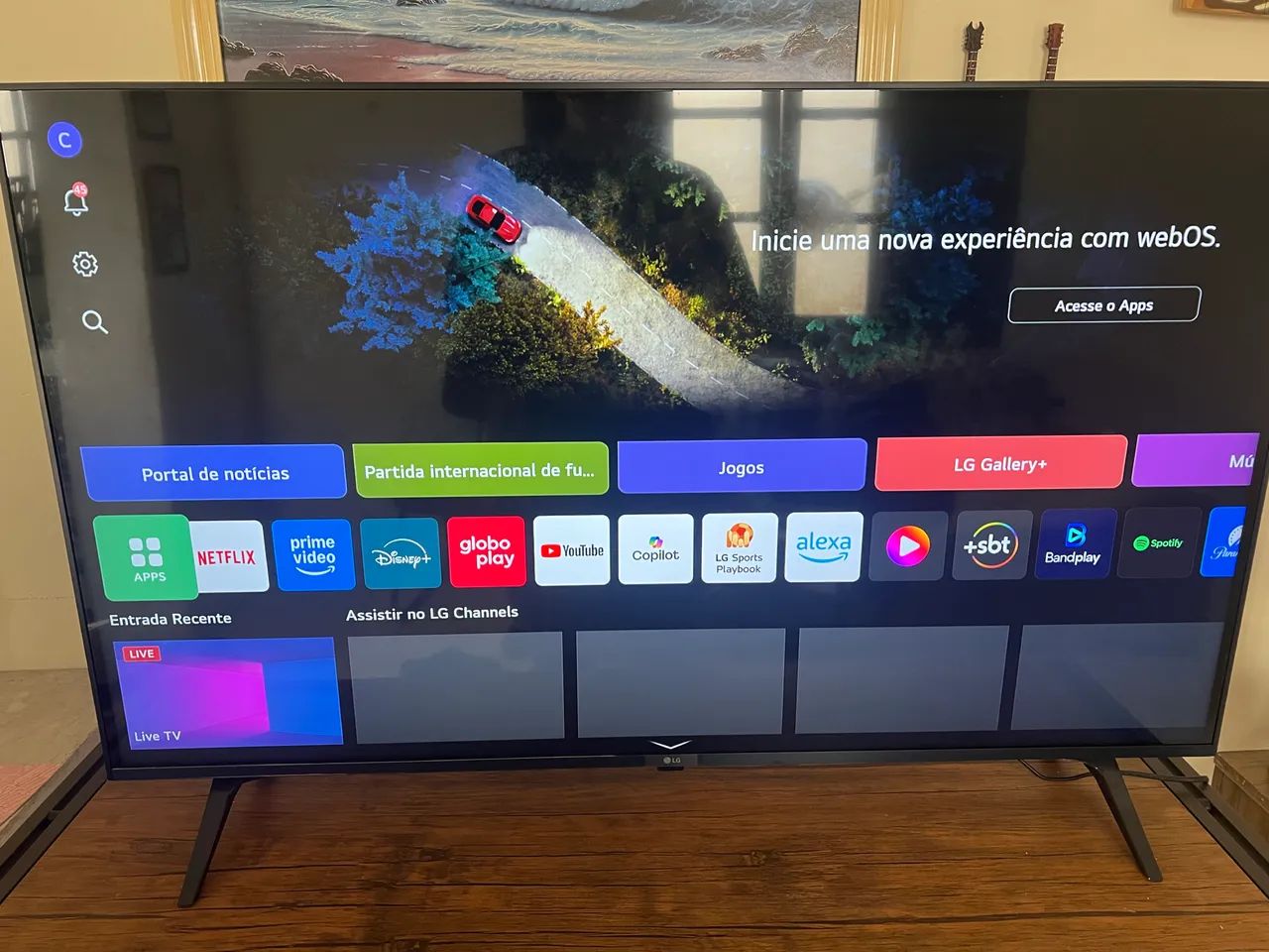 TV LG Smart 43? 4K UHD 43UT8000PSA - Estado de Nova, com Caixa