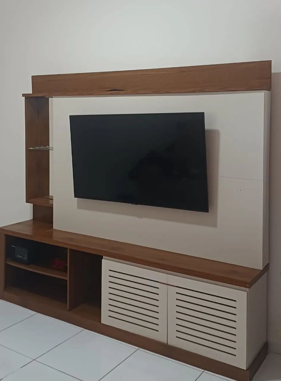 Vendo Painel/Rack com espelho  - Foto 2