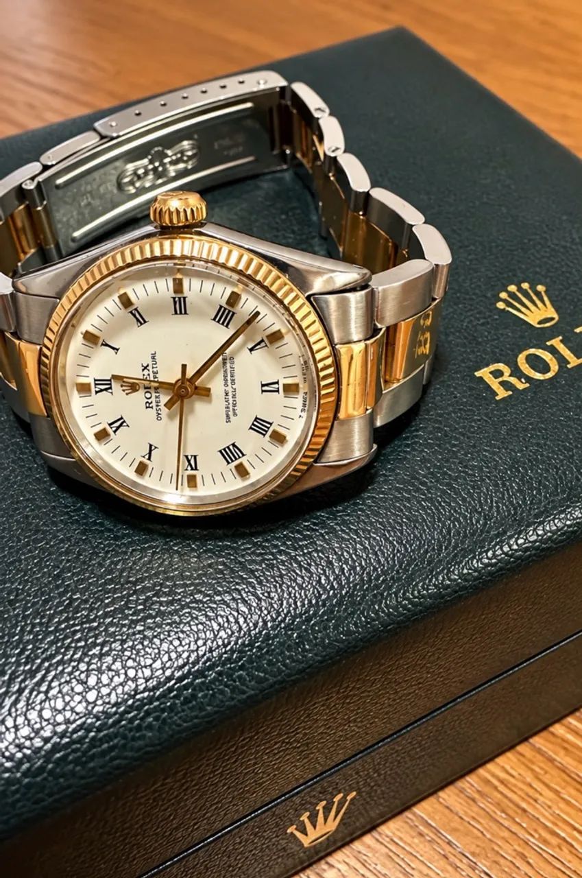 Relógio Rolex Aço e Ouro 31mm Original - Foto 5
