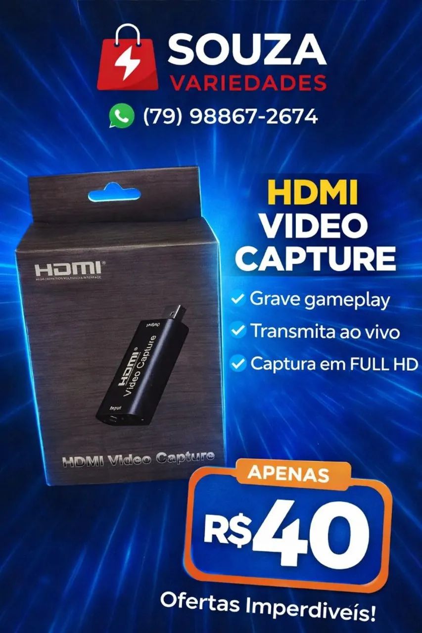 Adaptador Vídeo Captura 