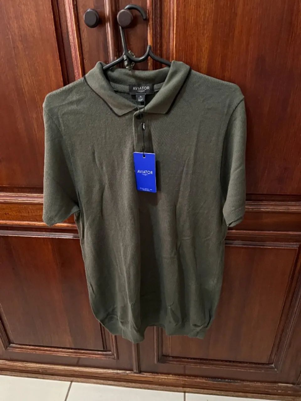 camisa aviator polo