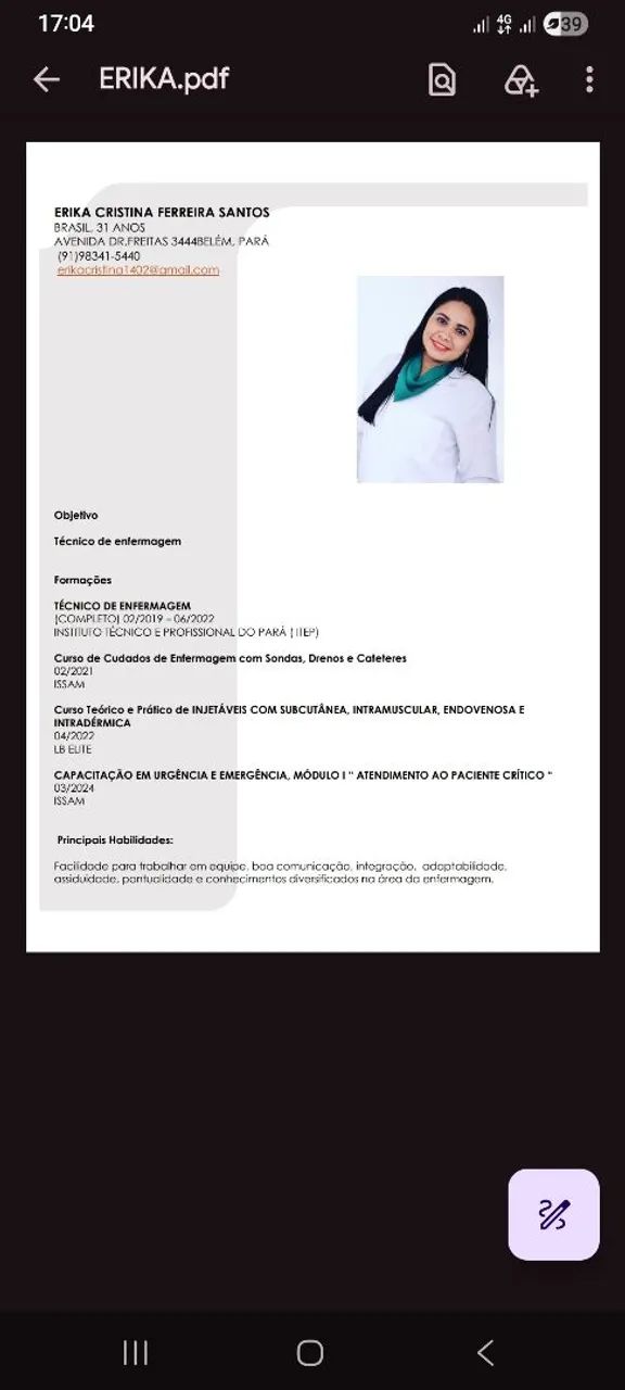 Técnico de enfermagem 