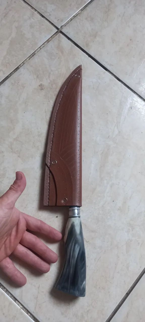 Faca Artesanal, picanheira 10 polegadas gaúcha  - Foto 2