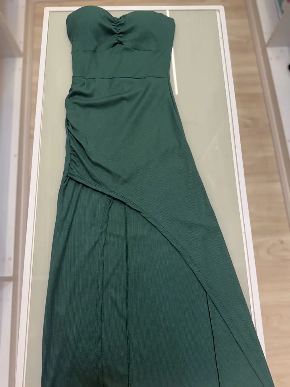 2 vestidos tomara que caia com fenda  - Foto 2