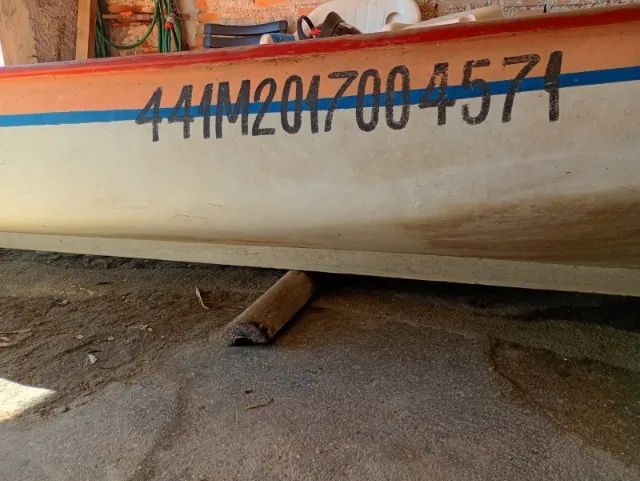 Canoa com Motor de Popa 9,9hp - Foto 5