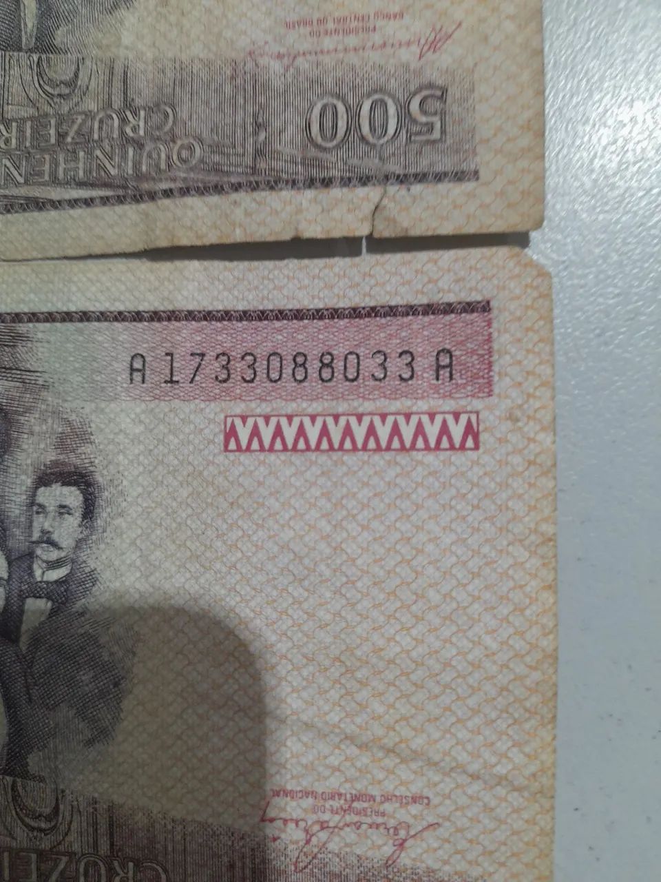 Cedulas de 500 Cruzeiros - Foto 4