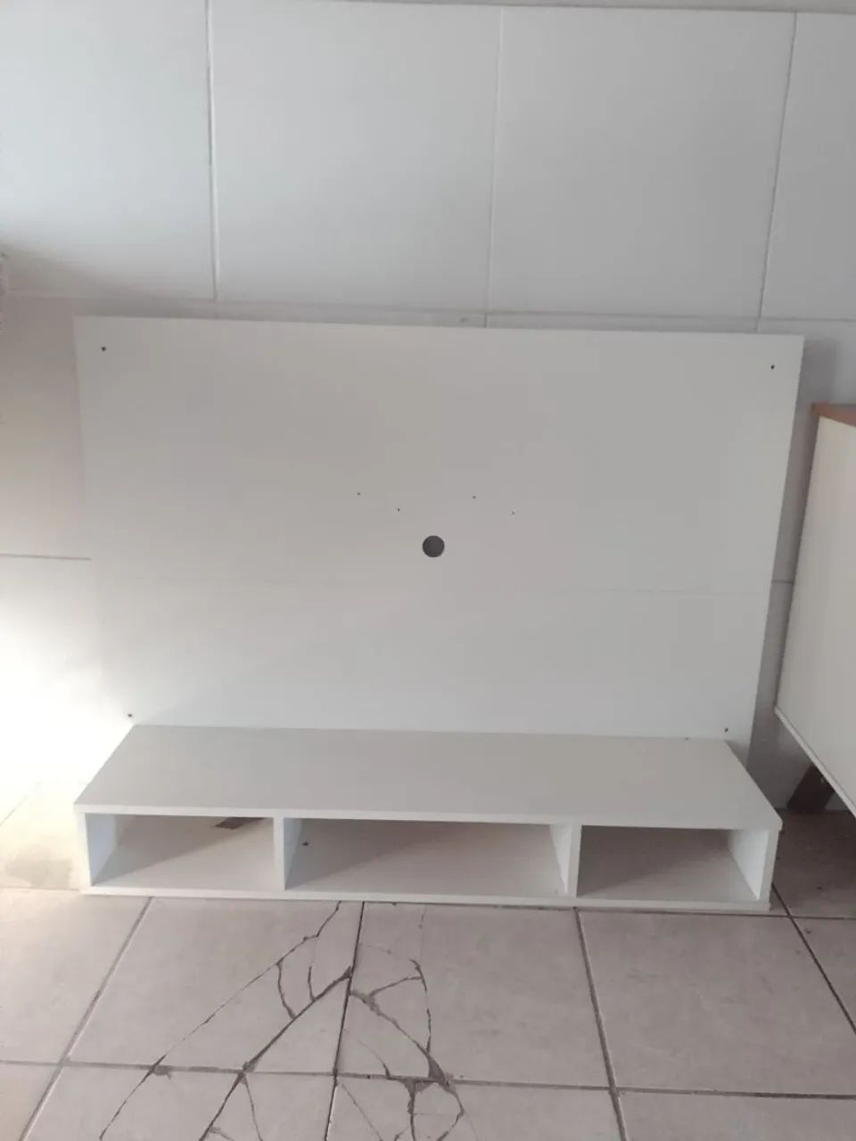 Painel para tv usado branco
