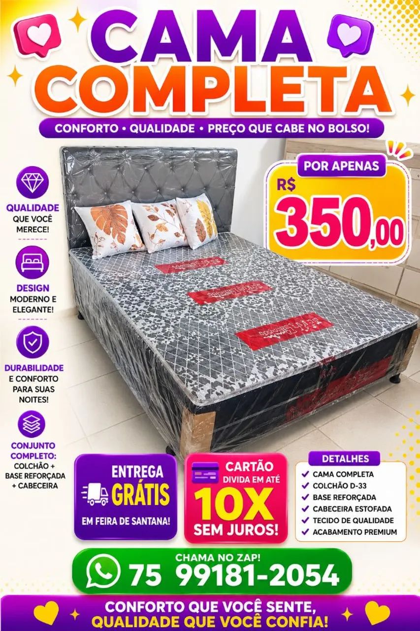 Cama Box casal! - Foto 2
