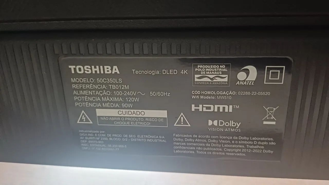 Televisão Toshiba 50 polegadas  - Foto 2