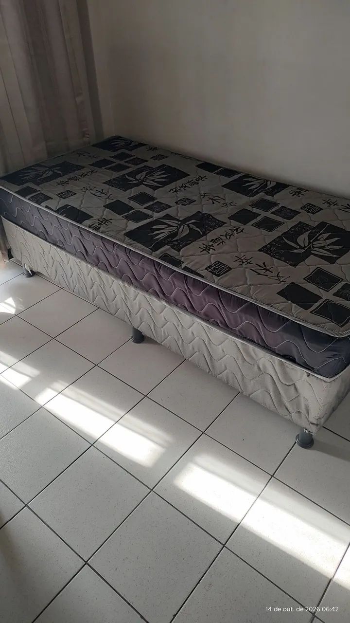Cama box acoplado - Solteiro 