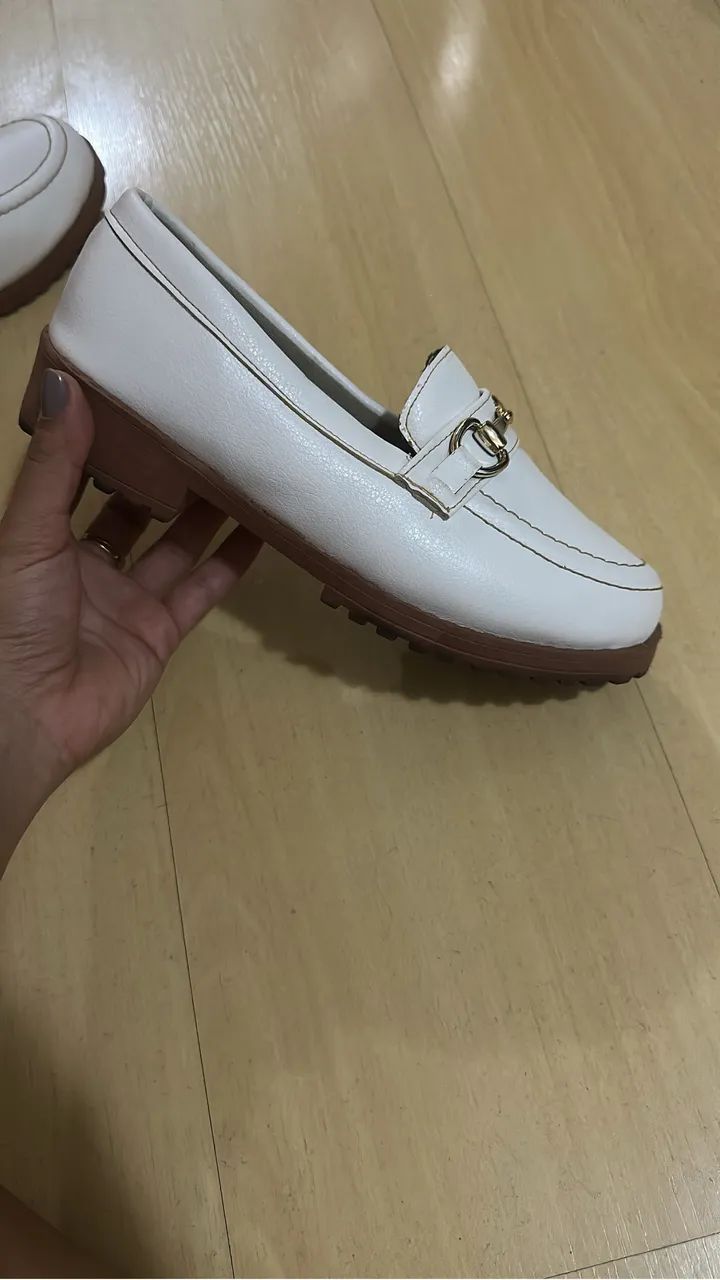 Mocassim branco - Foto 3