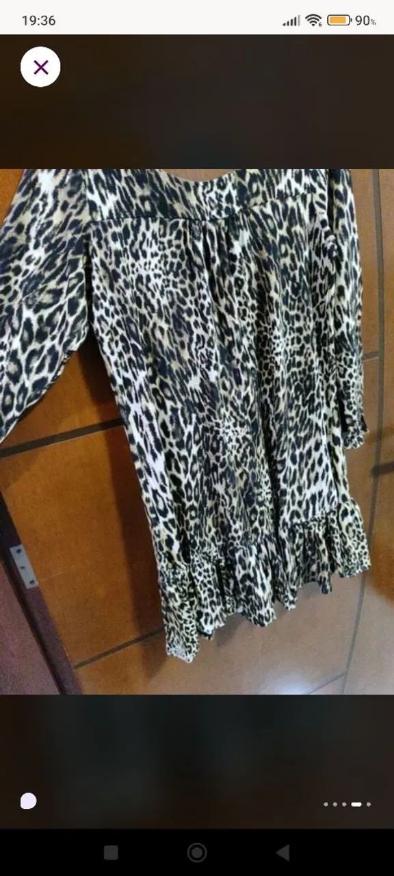 Vestido AnimalPrint marca Arco Iris M - Foto 3
