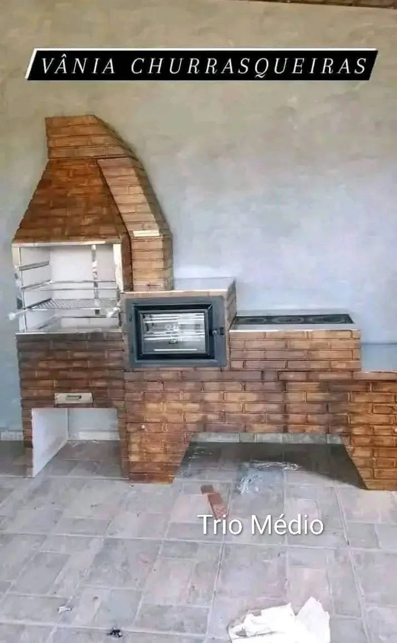 Trio , Churrasqueira, forno e fogão a lenha  - Foto 2