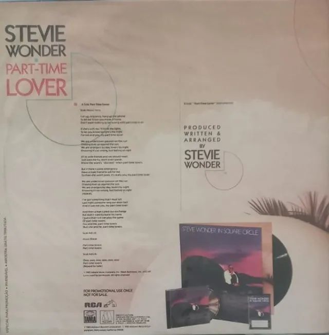 STEVIE WONDER - PART TIME LOVER - Foto 2