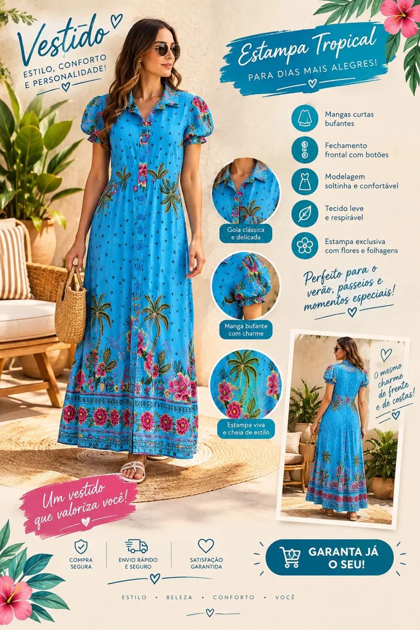 Vestido Feminino 