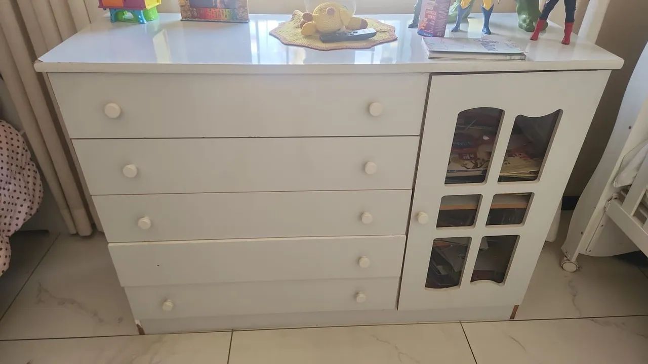 Berço americano, Cama, cômoda e colchão.  - Foto 4