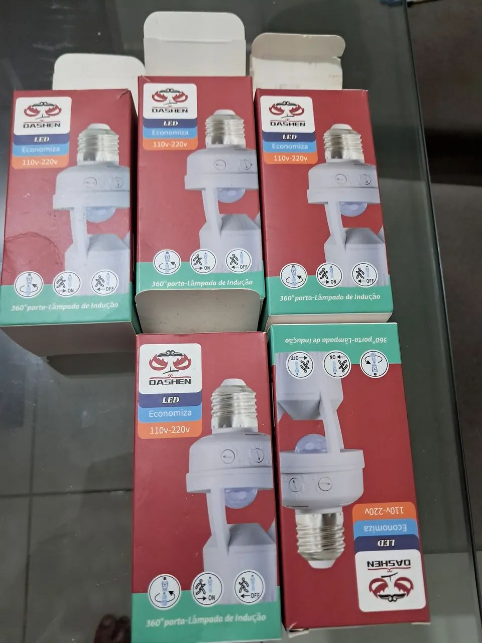 Luminaria solar e bocal com sensor de presença   - Foto 3