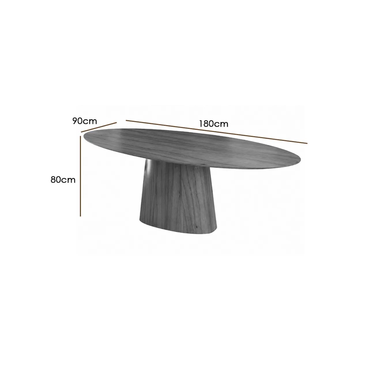 Mesa Barcelona Oval 180x90cm Entrega Rápida - Foto 3