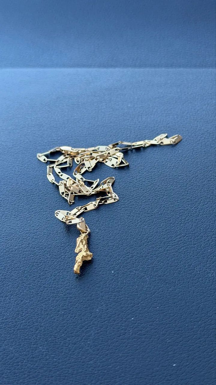 Colar de ouro piastrine - Foto 3