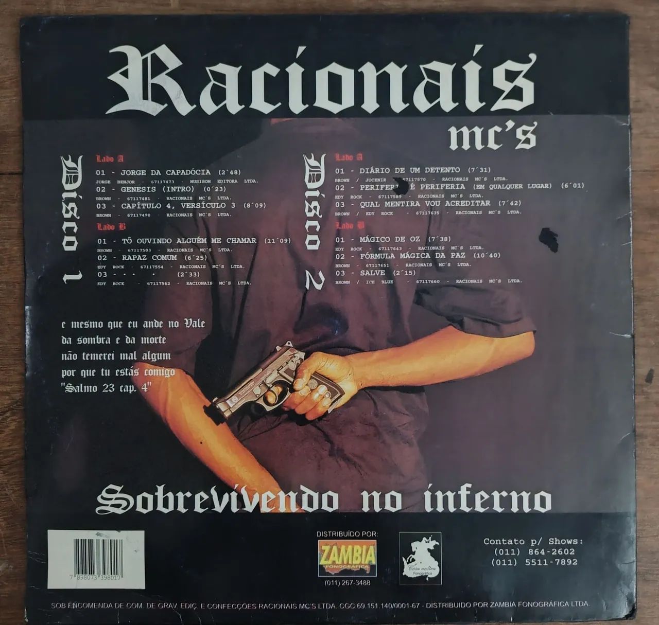 Racionais original de época 1997 - Foto 2