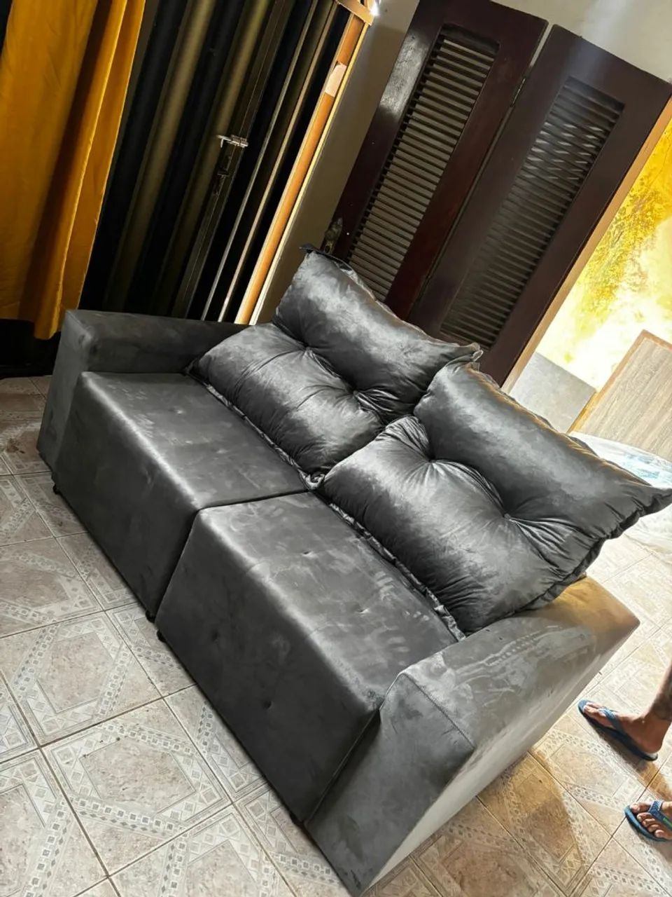 Retractable and Reclining Sofa418478652224317442