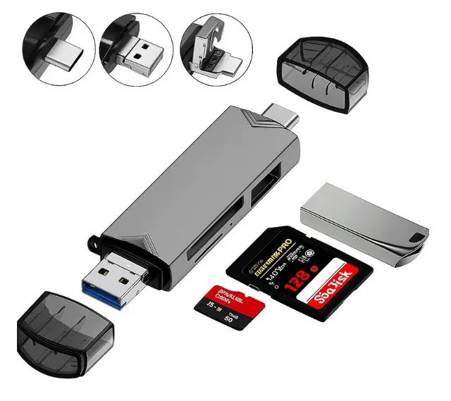Adaptador de cartão 6 em 1  - Foto 3