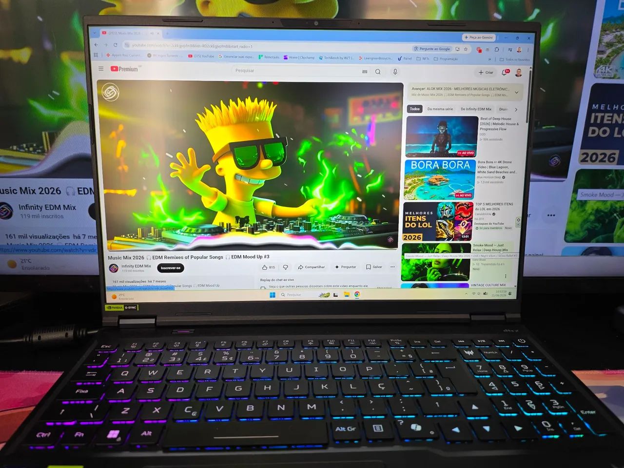 Notebook Gamer Acer Predator Helios Neo 16 | RTX 5070, 32GB RAM, 1TB SSD - Foto 3