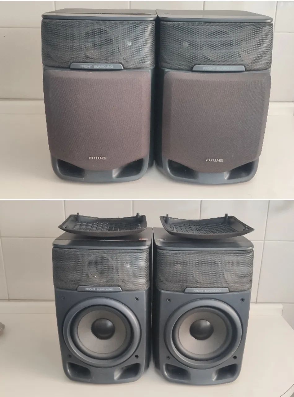 Caixa De Som Aiwa Sx V50 