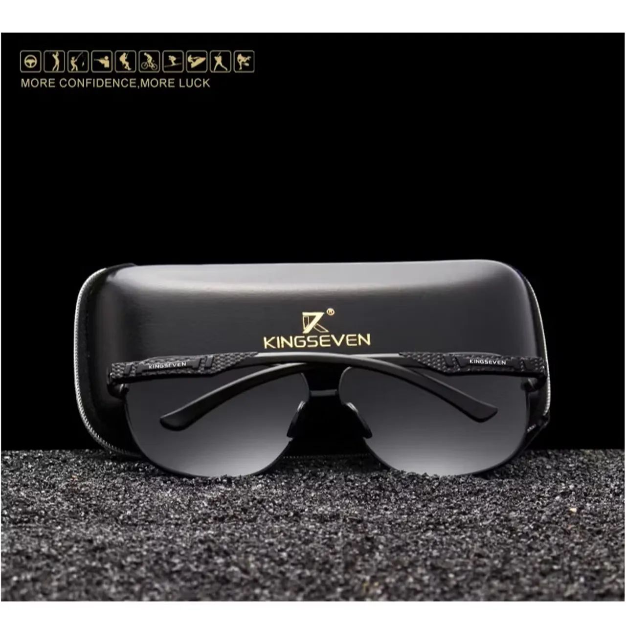 Óculos de Sol Kingseven 7188 Com Lentes Polarizadas - Foto 2