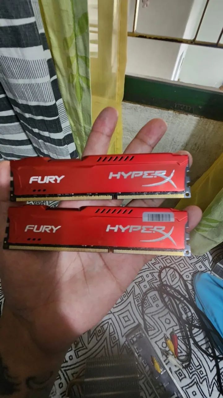 Memória Ram 16gb HyperX Fury DDR3 1600 MHz