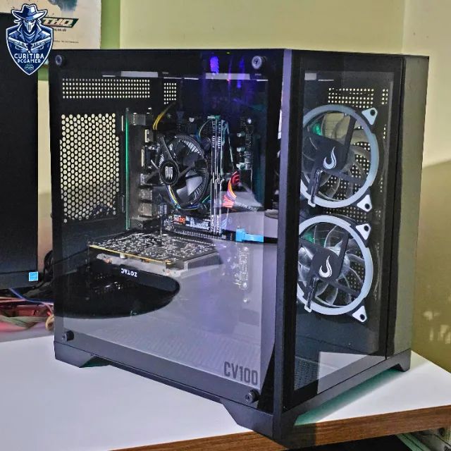 PC 33) PC Gamer Intel i5-8400 16GB NVMe GTX1050 Ti - Computadores