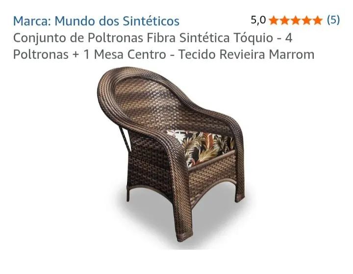 Jogo de cadeiras Camboriú  - Foto 3