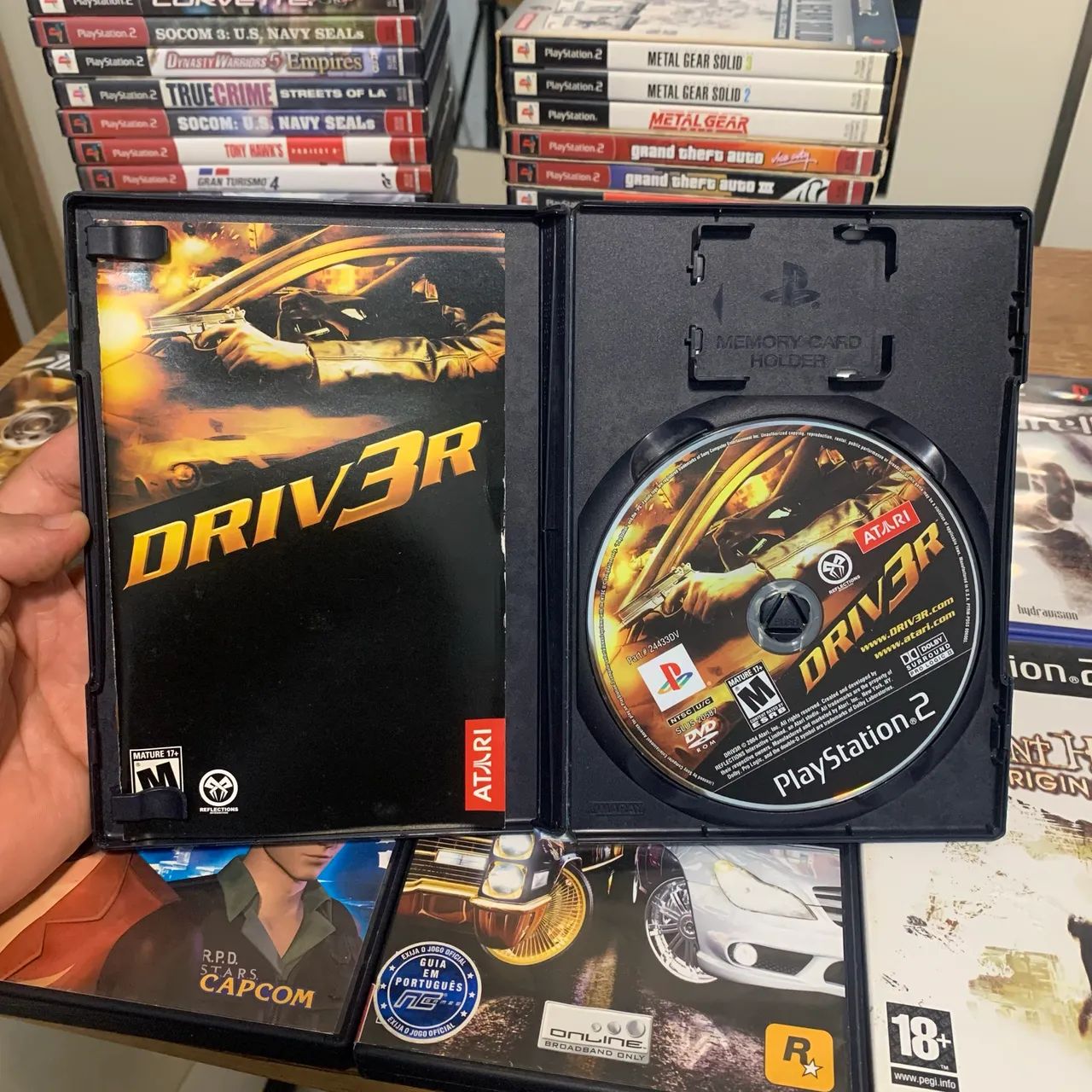 Jogo ps2 Driver 3 driv3r original play 2 PlayStation black label