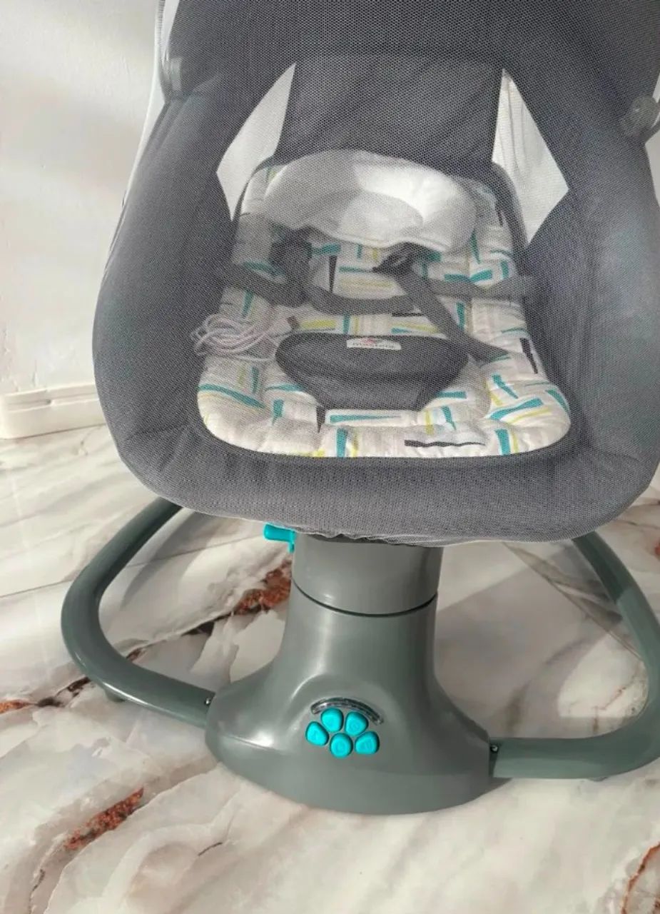 Cadeira balanço e descanso para bebe Mastela - Foto 3
