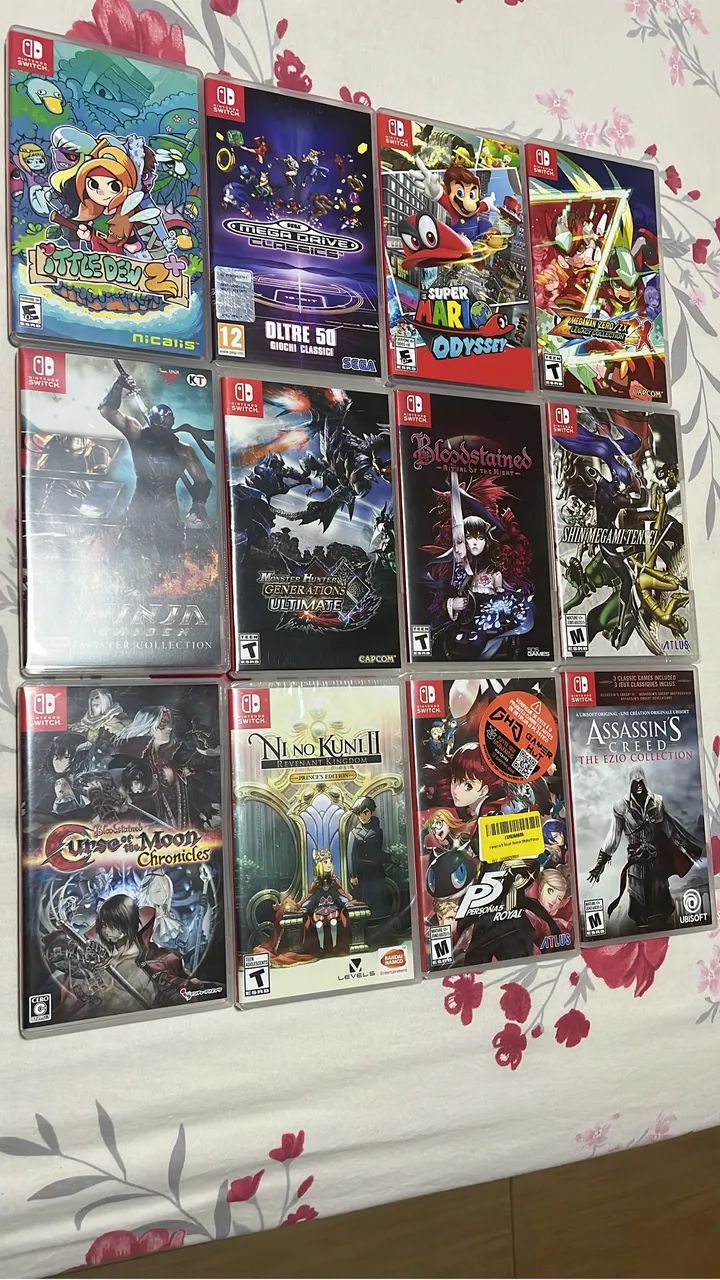 Nintendo Switch + lote de jogos, Mario, Zelda - Consoles de Vídeo Nintendo Switch + lote de jogos, Mario, Zelda - Consoles de Vídeo
