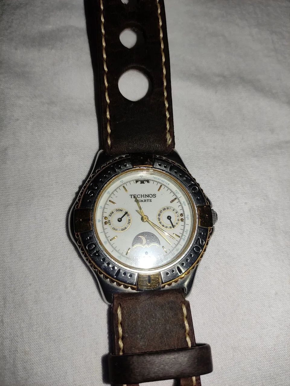 Tecnnos moonphase pulseira rally - Foto 3