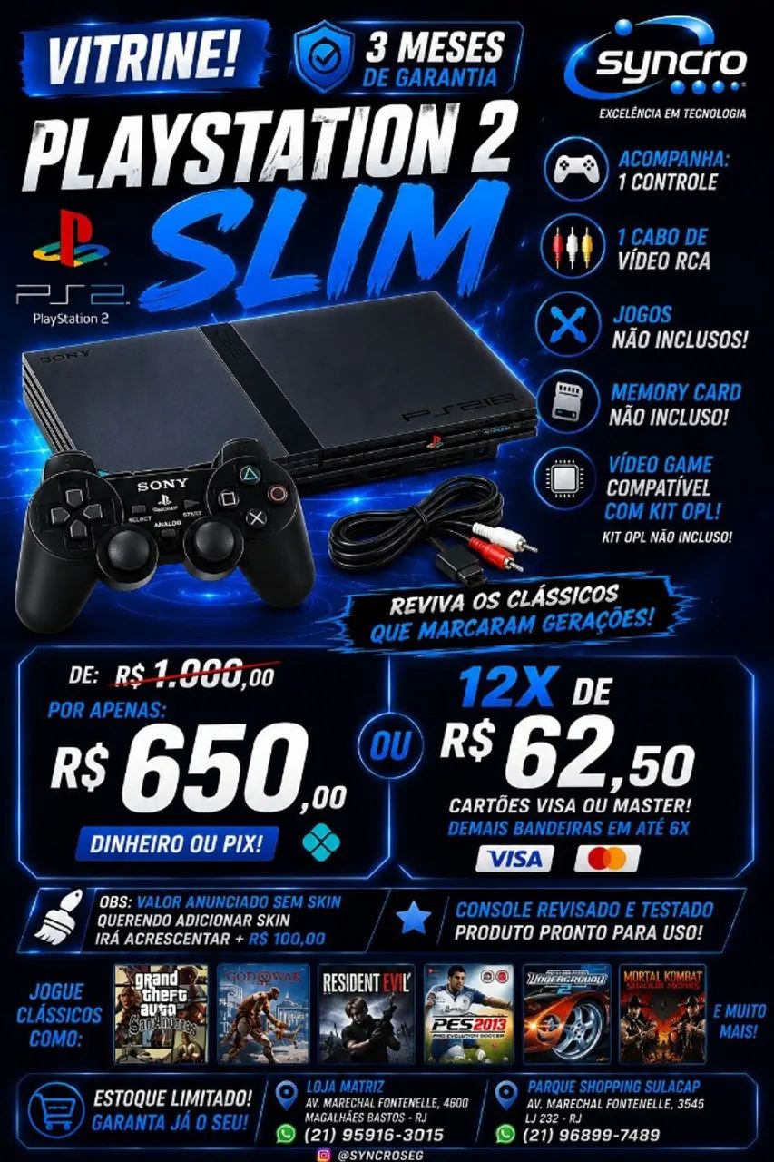 PLAYSTATION 2 SLIM 