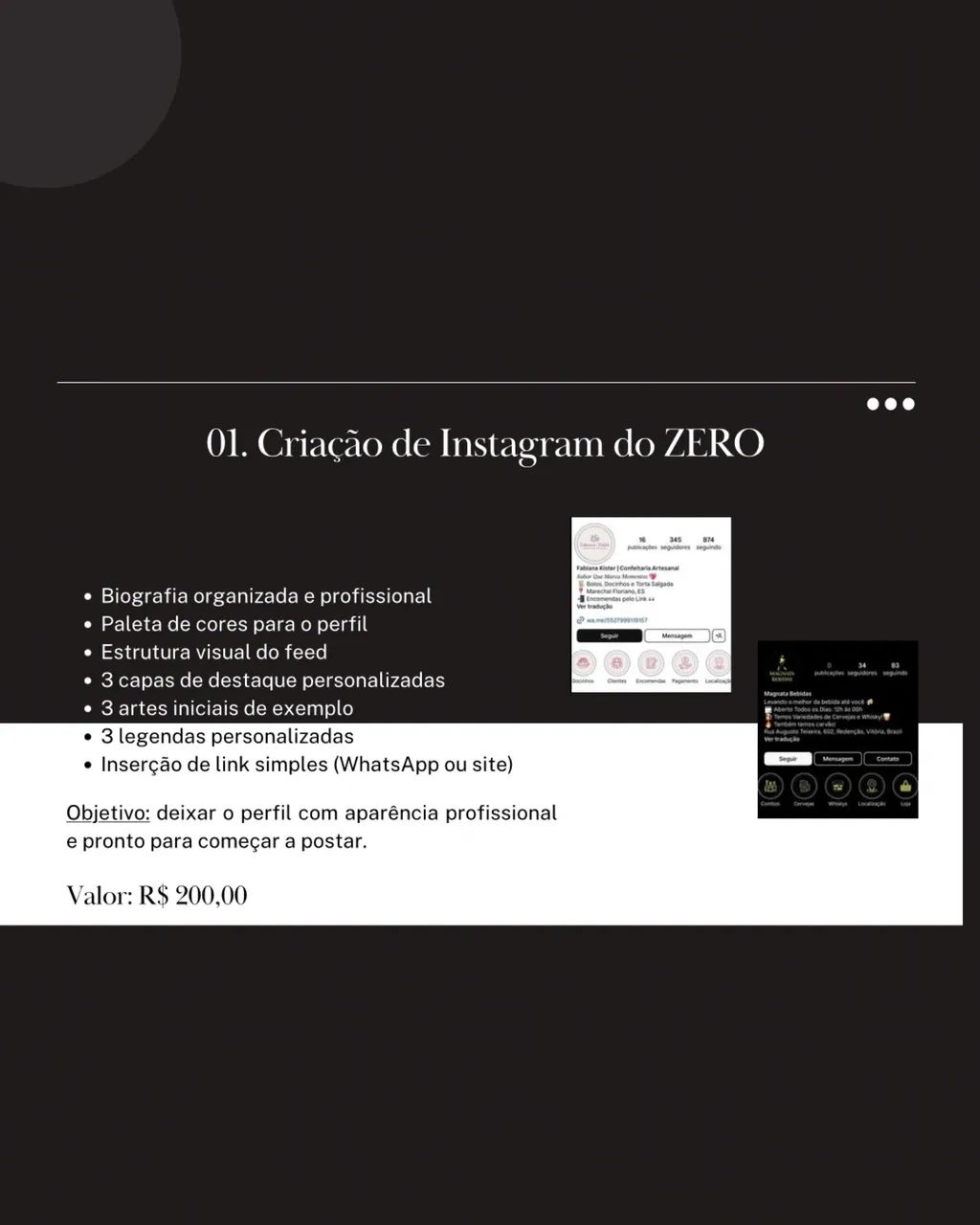 Transformo seu Instagram em um perfil profissional | New Design
