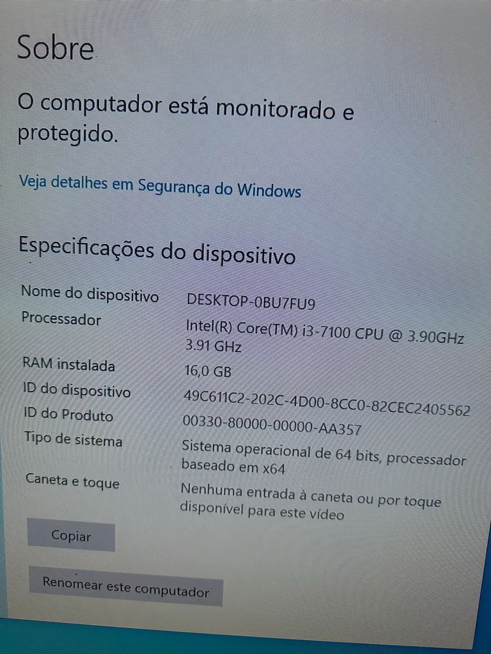 PC Intel i3 + 16GB RAM + SSD 360GB | Rápido e Ideal para Trabalho e Estudos