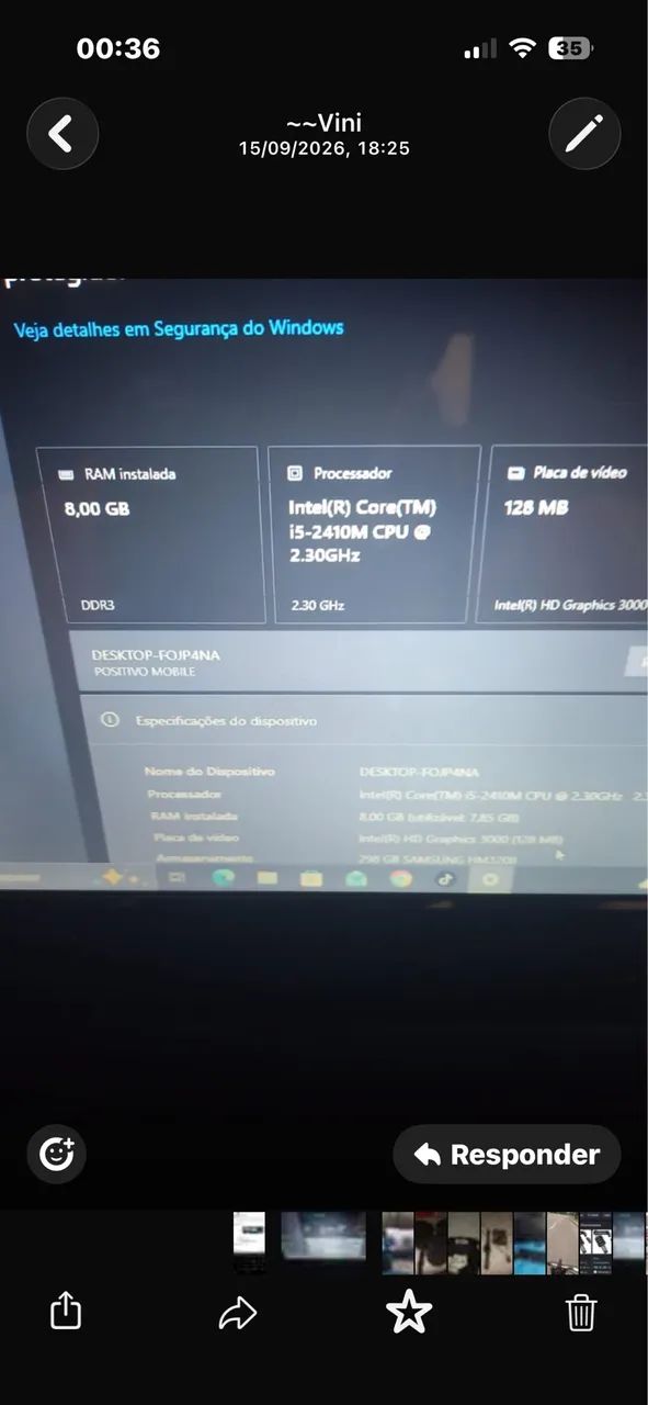 Vendo notebook 