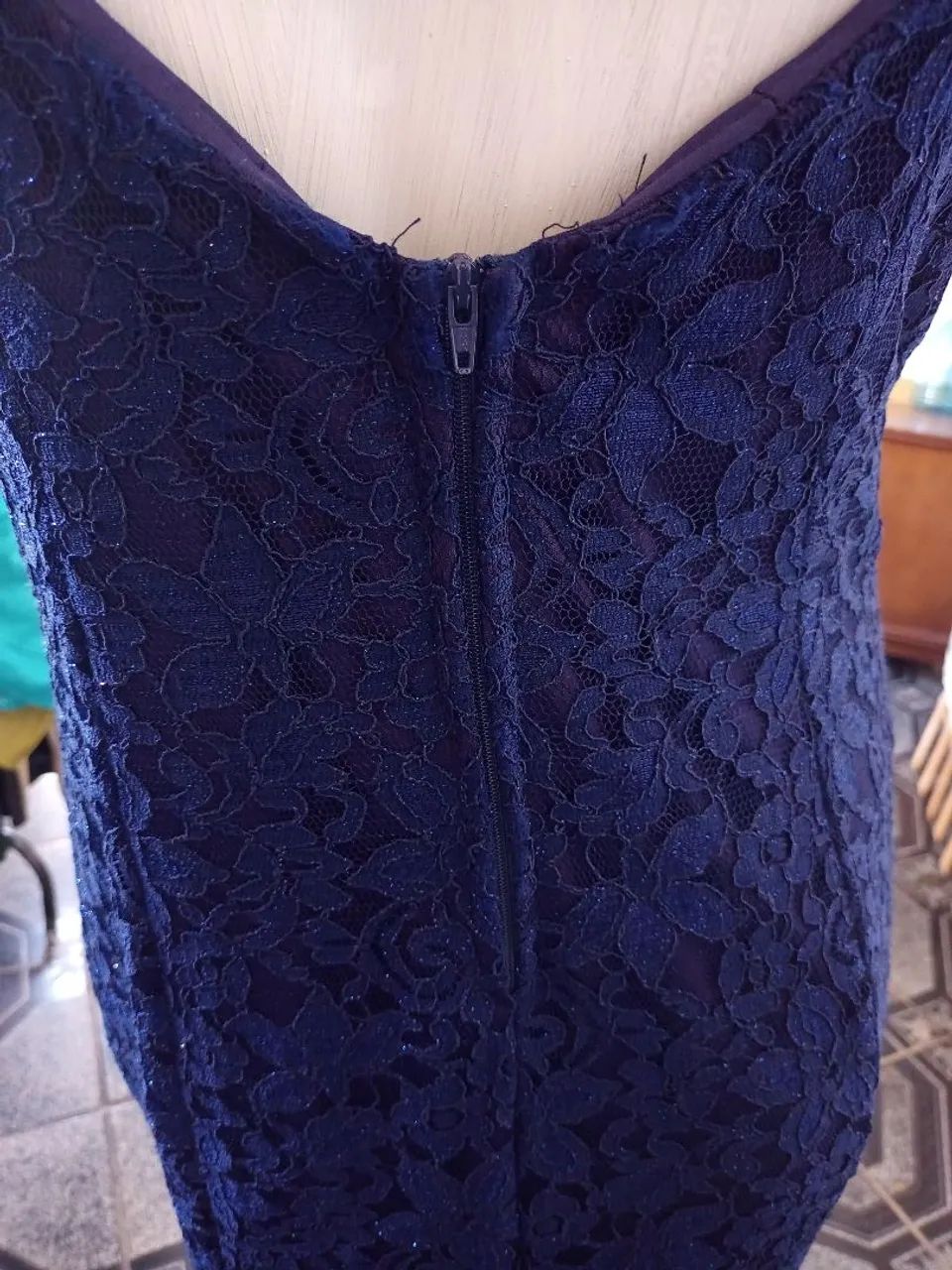 Vestido de festa azul  - Foto 4