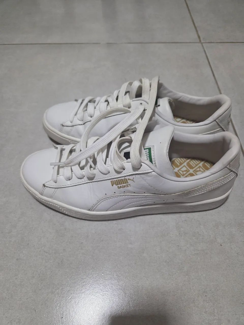 Tênis Puma Branco - Couro