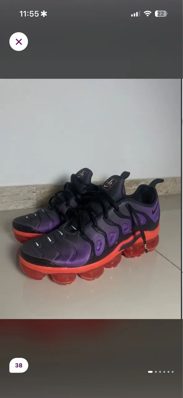 Nike Vapormax Plus Voltage Purple