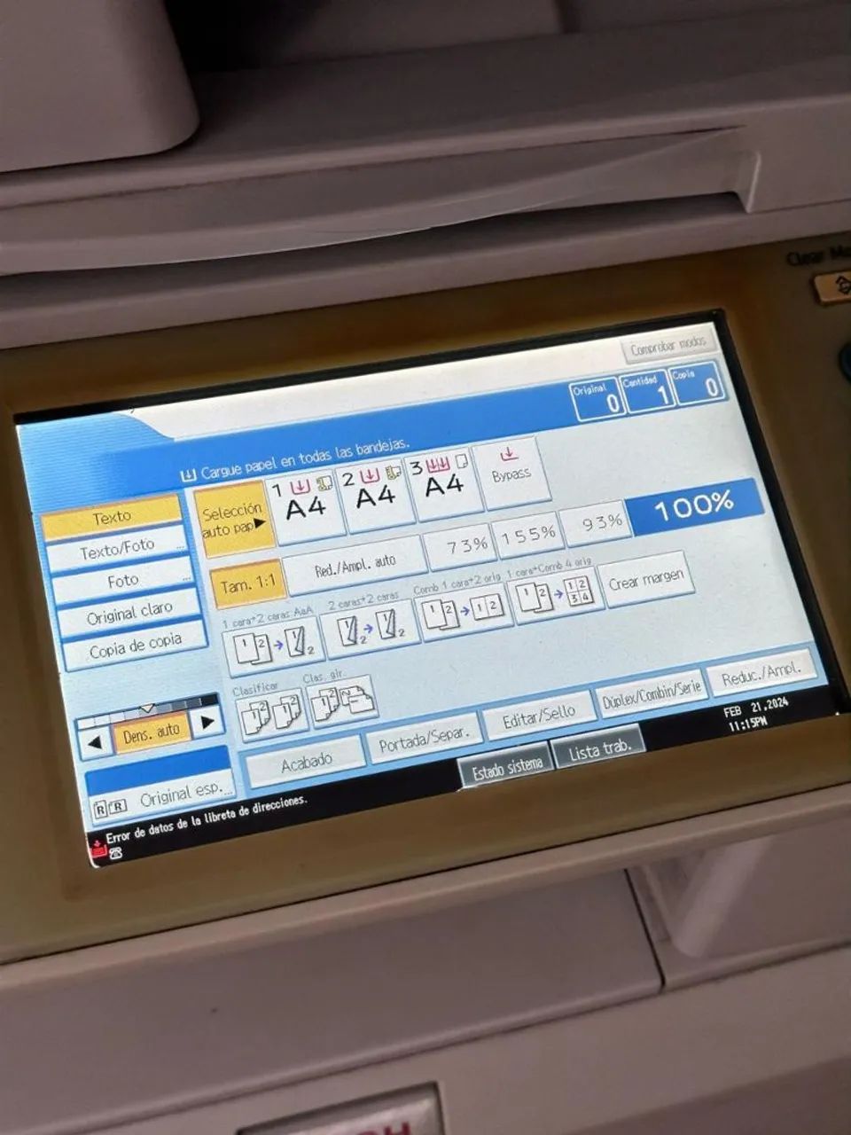 Copiadora Ricoh MP 5000 (Até tamanho A3) - Foto 4