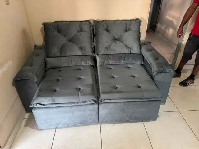 SOFA RETRATIL RECLINAVEL 2,00 LARGURA - Foto 4